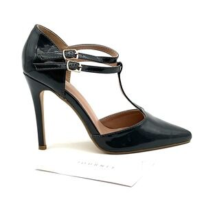 Journee Collection Womens Tru Pointed Toe High Stiletto Pumps - Gray US 7.5